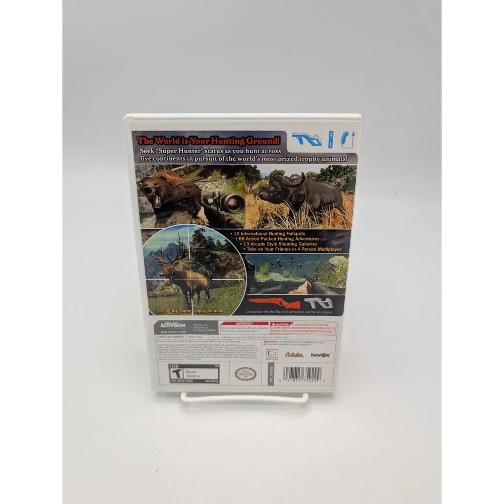 Cabela's‎ Big Game Hunter 2010 Game Only For Wii And Wii U Shooter Very Good